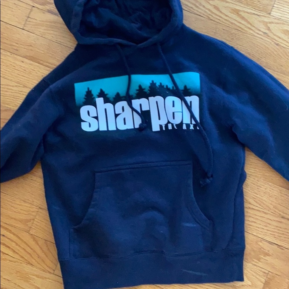 Sharpen the axe hoodie